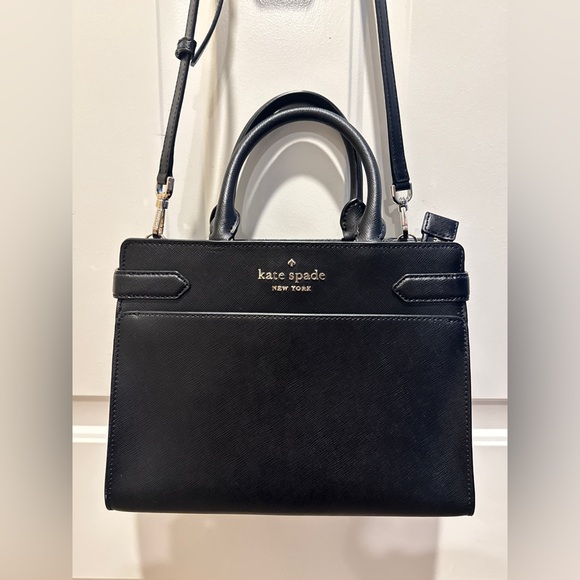 Kate Spade Black Leather Crossbody Bag - Picture 9 of 12